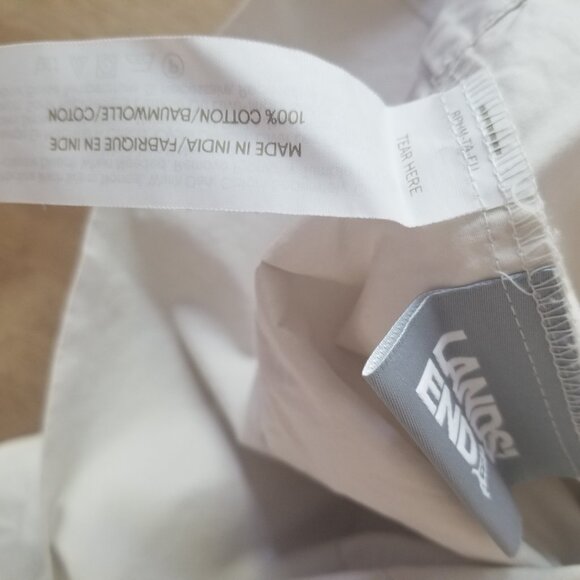 Land's End Organic Cotton Queen Sheet Set - Picture 3 of 4